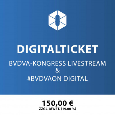 Digitalticket 2023 (BVDVA-Kongress Livestream & #bvdvaON digital)