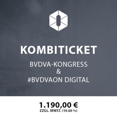 Kombiticket 2023 (BVDVA-Kongress & #bvdvaON digital)